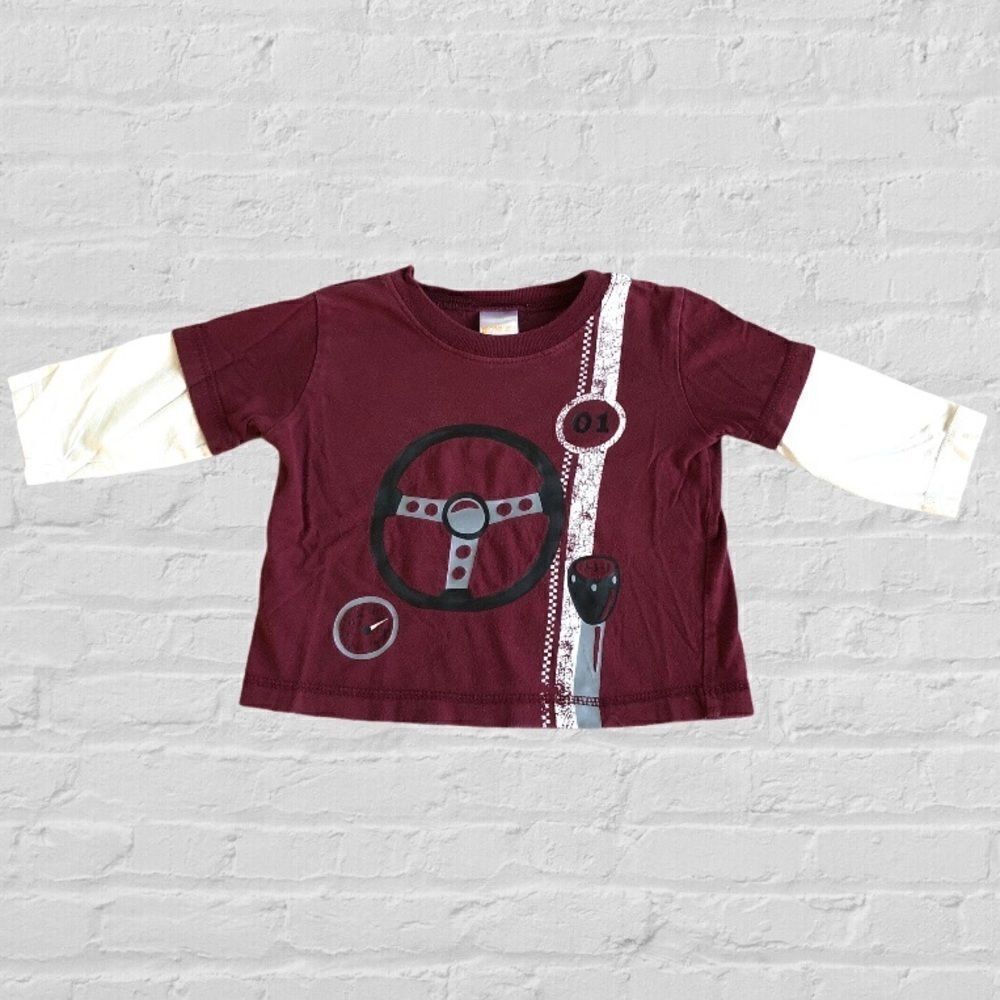 Gymboree Race Car Long  Sleeve T-Shirt